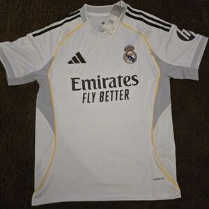 Adidas Real Madrid White and Black Jersey